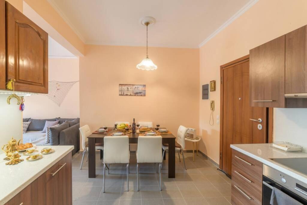 Bright Newly Renovated Apt Near Beach & Center+Ac Anemomylos エクステリア 写真
