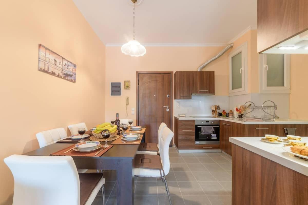 Bright Newly Renovated Apt Near Beach & Center+Ac Anemomylos エクステリア 写真