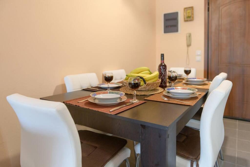 Bright Newly Renovated Apt Near Beach & Center+Ac Anemomylos エクステリア 写真
