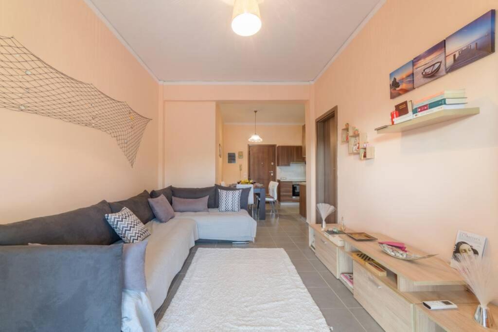 Bright Newly Renovated Apt Near Beach & Center+Ac Anemomylos エクステリア 写真
